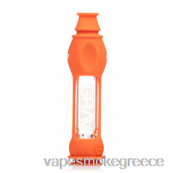 Vape Greece Grav Octo-taster με δέρμα σιλικόνης κόκκινο πορτοκαλί